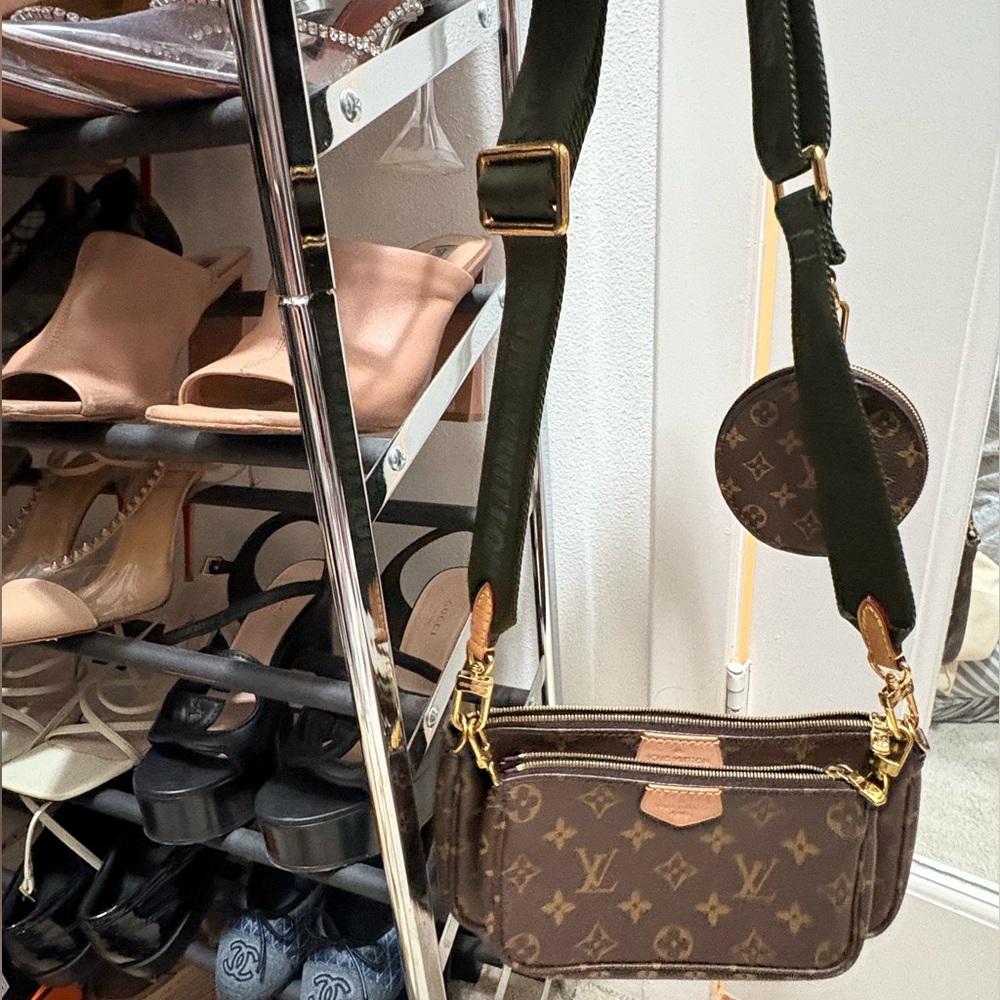 Brown Monogram Crossbody Bag